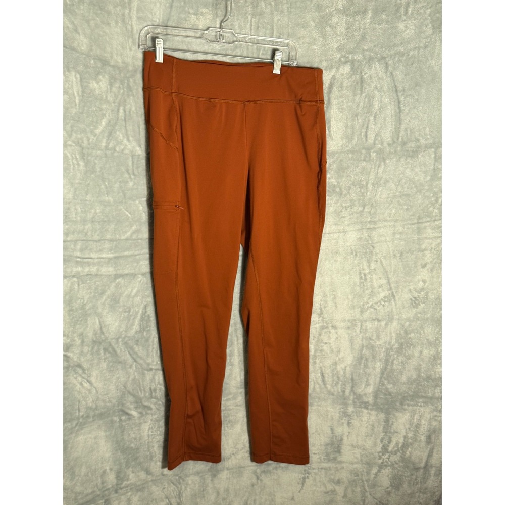 Duluth Trading Co Noga Classic Pants Burnt Orange Rust M x 29 Leggings Pocket